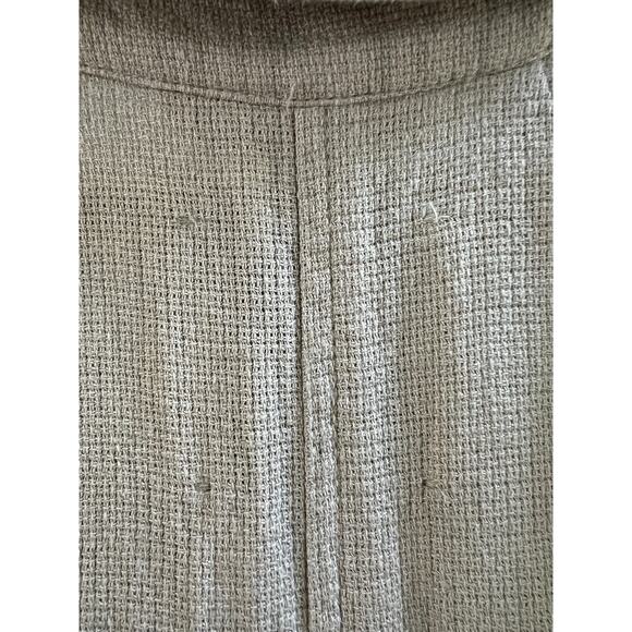 Madewell Breezewoven Gray Basketweave Button Linen Blend Blazer Jacket sz Small - Picture 8 of 15